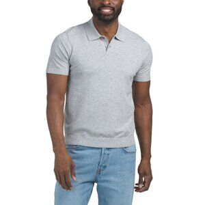 THEORY Silver Heather Goris Polo